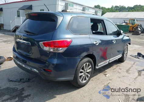 2014 Nissan Pathfinder S из США, поврежденный, VIN 5N1AR2MN1EC617100